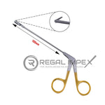 13cm Retrograde Up Cutting Backbiting Antrum Punch Forceps for ENT FESS Procedures - Regal Impex Instruments