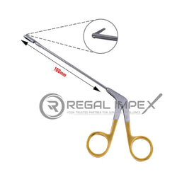 13cm Retrograde Up Cutting Backbiting Antrum Punch Forceps for ENT FESS Procedures - Regal Impex Instruments