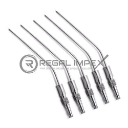 5Pcs Set of Frazier Suction Tube Nasan Aspirator - Regal Impex Instruments