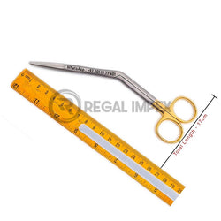 Heymann Nasal Scissors Angled Rhinoplasty Delicate blunt TC/Supercut and Standard Blades