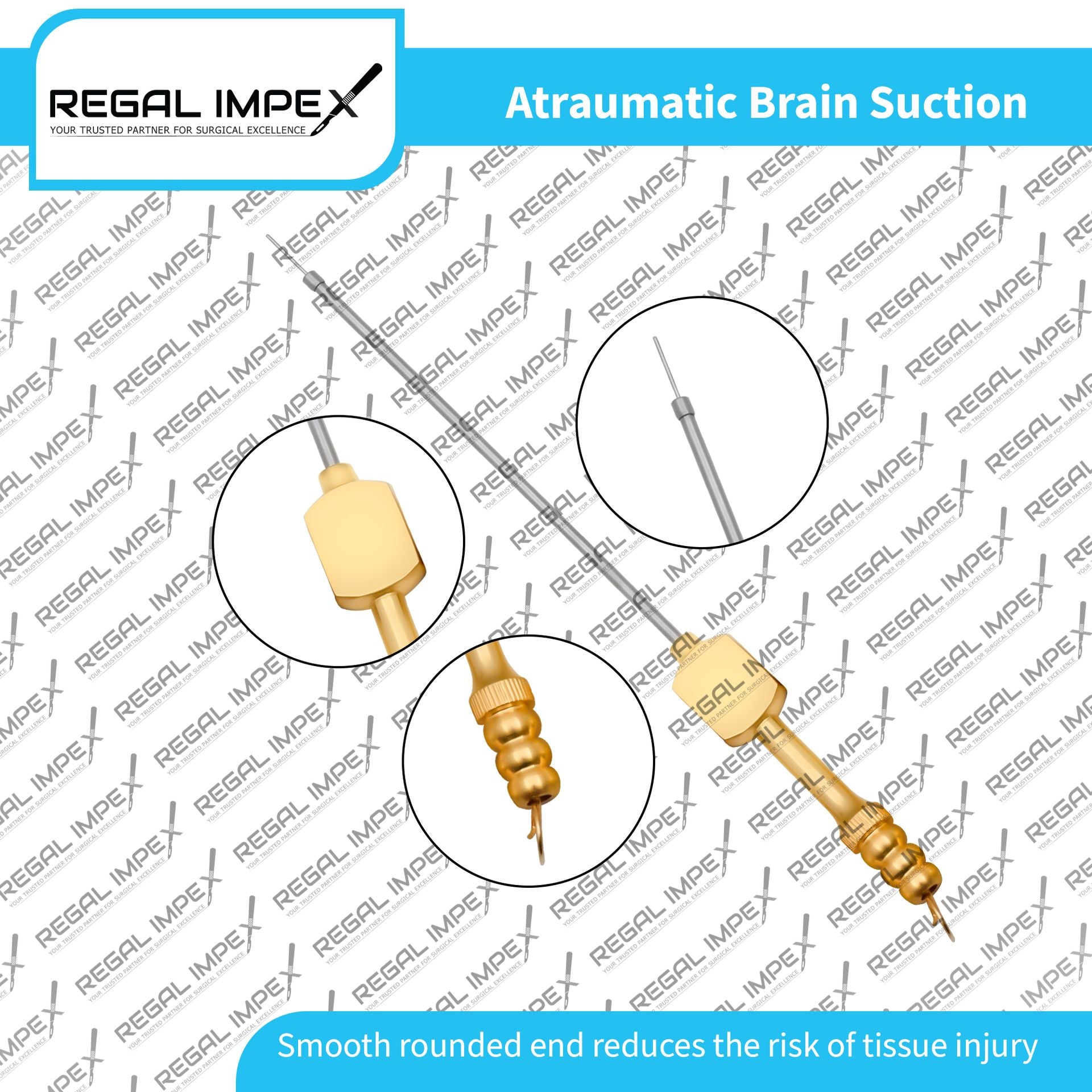 Fukushima Teardrop Suction Tube - fixed-angle Surgical Cannula (3F–12F ...