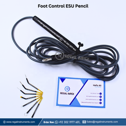 Electrocautery/Diathermy Foot Control ESU Pencil Black Reusable Electro Surgical Instruments High Quality RI-ES-10002 - Regal Impex Instruments