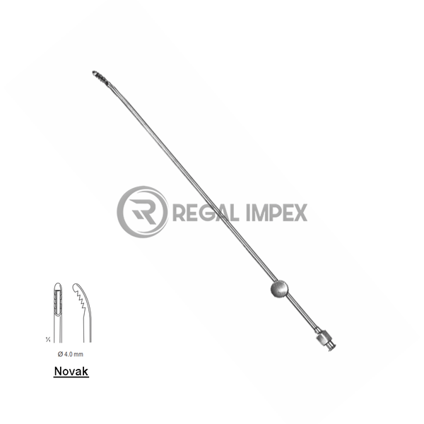 Novak Endometrial Biopsy Suction Curette, 24.5cm With Luer-Lock ...
