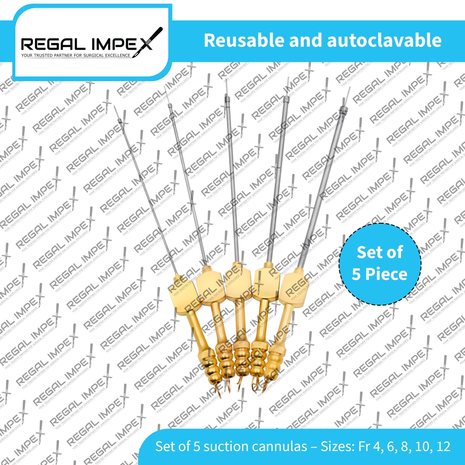Fukushima Teardrop Suction Tube - fixed-angle Surgical Cannula (3F–12F ...