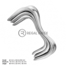 Sims Speculum for Vaginal obstetric Examination, Set of 3 by Regal Impex