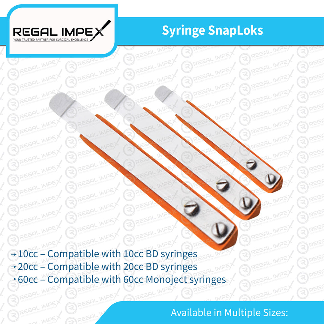 Stop-Lock Syringe for Precision Aspiration & Secure Handling – Reusable ...