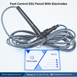 Electrocautery/Diathermy Foot Control ESU Pencil Black Reusable Electro Surgical Instruments High Quality RI-ES-10002 - Regal Impex Instruments